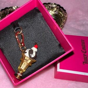 HTF✨RARE✨ Juicy Couture 2014 ice cream sundae charm🍦🎀🍦